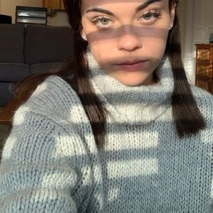 Thick Grey Turtleneck